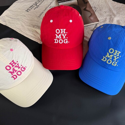 ohmydog棒球帽韩系速干薄款透气