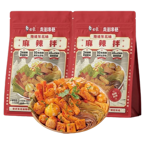 白象东北麻辣烫地道麻辣拌待煮速食带料包老式粗粮玉米面条黏糊