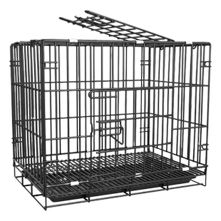 狗笼子小型犬室内带厕所中型犬家用铁宠物猫笼狗笼进出超大大型