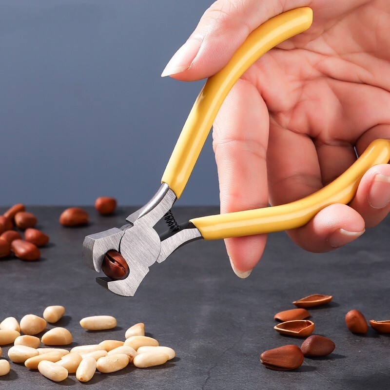松子开壳器榛子剥壳神器开口专用钳子家用扒野生松子自动夹子工具