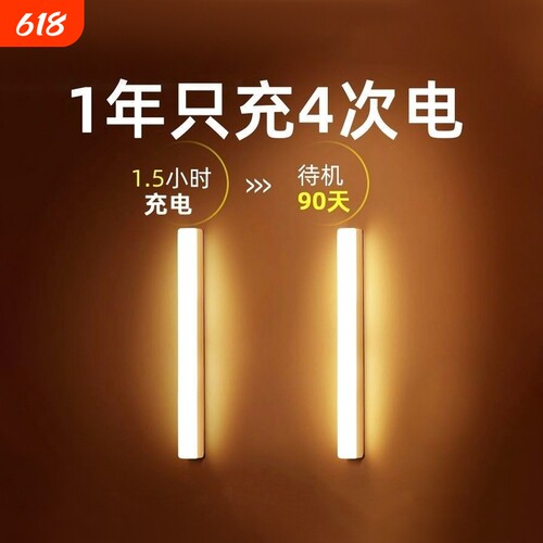 智能人体感应免布线LED橱柜灯