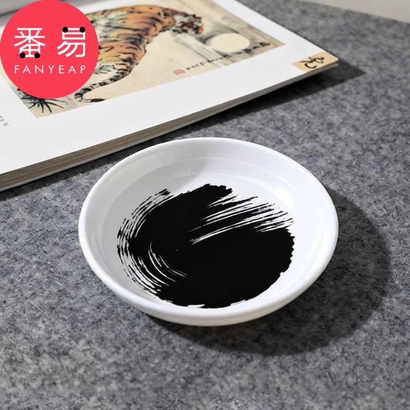 墨碟B1vl001-调色盘墨碟绘画调色碟子书法美术用颜料盘塑料盘子