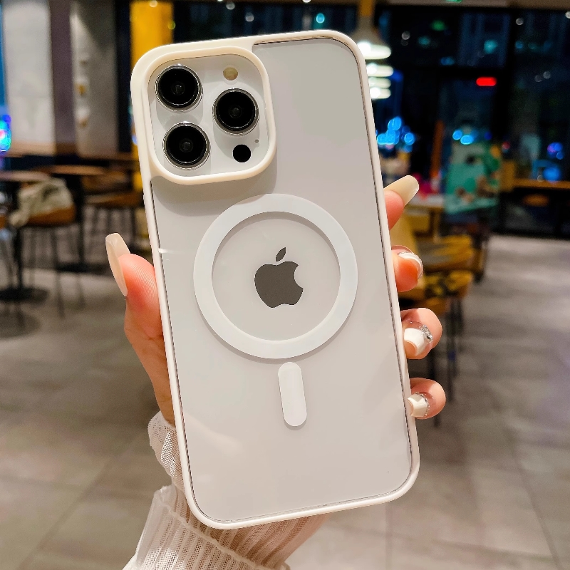 肤感磁吸适用16苹果15ProMax手机壳iPhone14Plu