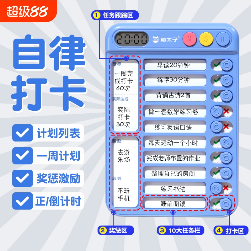 【学霸推荐】寒假计划表假期学习