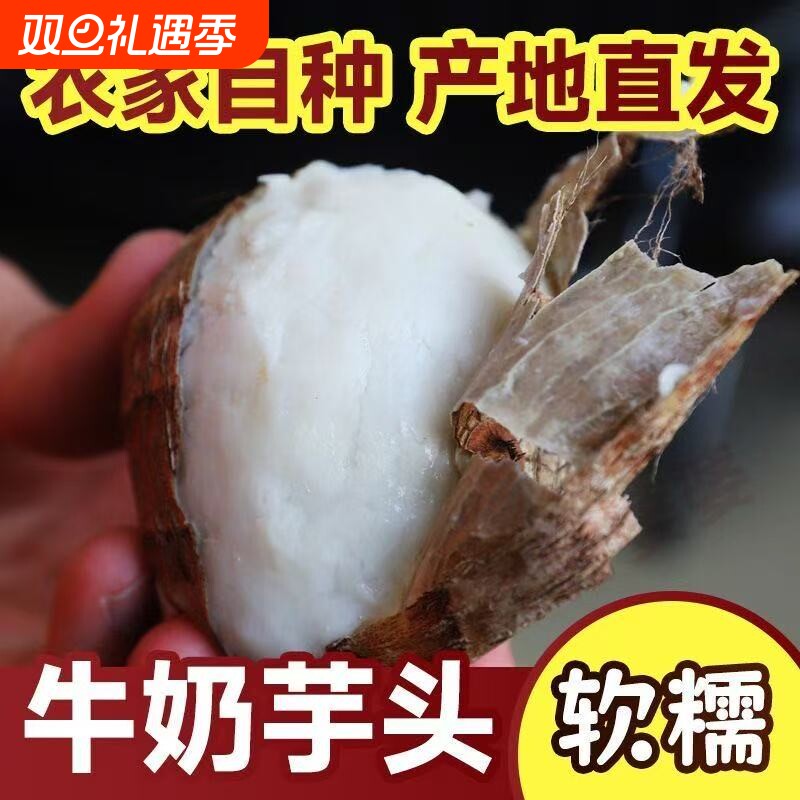 24年山东奶芋头牛奶芋头新鲜毛芋头现挖奶油芋艿软糯丝滑当季蔬果