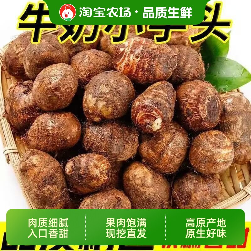 5斤农家新鲜牛奶小芋头仔正宗香芋软糯粉糯蒸煮即食毛芋艿次日