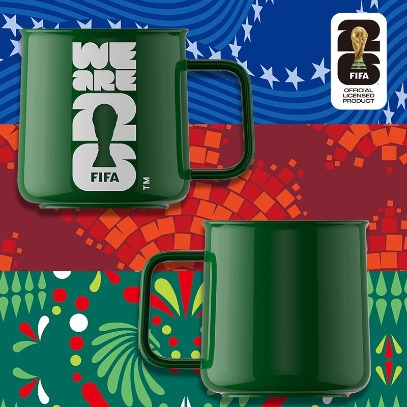 2026年美加墨世界杯主办国马克杯咖啡杯子办公家用陶瓷大肚水杯