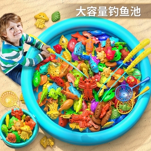 3岁海底世界男女孩宝宝6生日礼物 钓鱼磁性儿童玩具宝宝益智早教1
