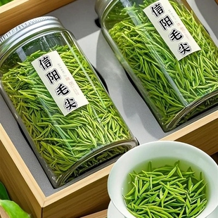 2025明前特级嫩叶毛尖信阳绿茶新茶叶浓香耐泡型春茶散装袋装炒青