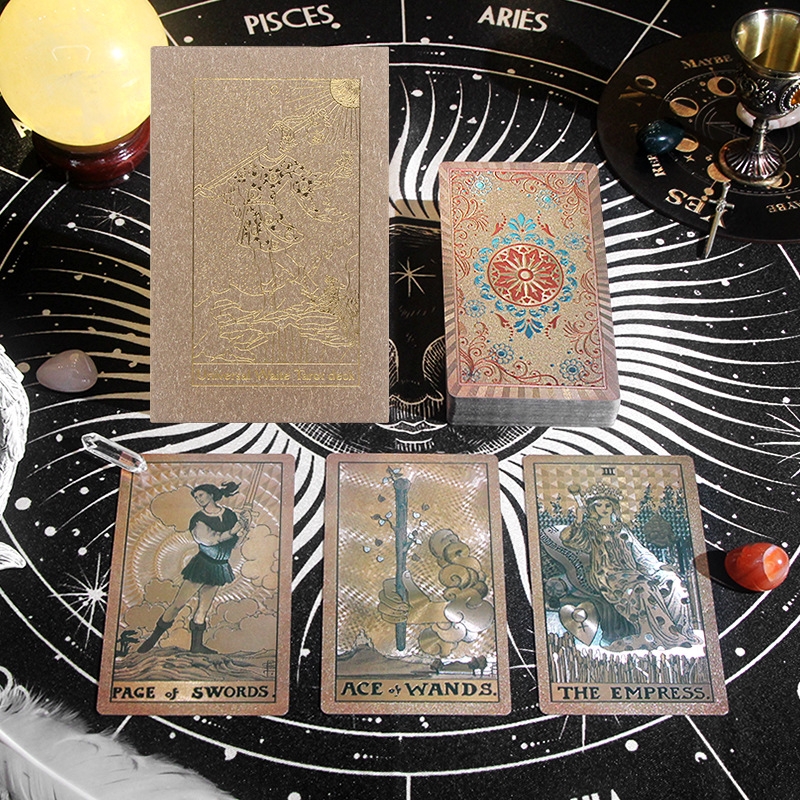 高质· taro普及版粉彩韦特百年维特塔罗牌ta塔luo牌罗嗒牌初学者