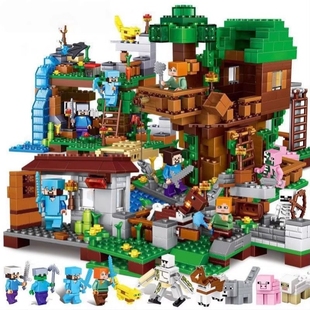 兼容乐高适用于乐高2026新款我的世界积木机关山洞儿童适用乐高