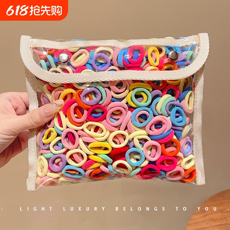 儿童皮筋不伤发发绳发圈头绳毛巾圈发饰女童扎发高弹力小女孩头饰