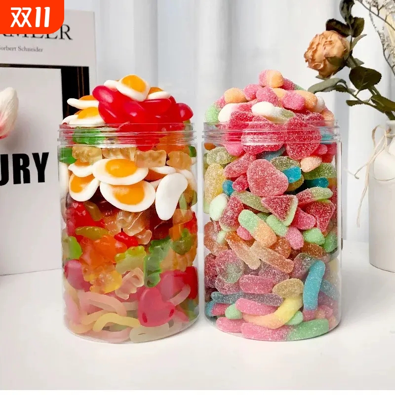 【9·6抢1斤】酸砂橡皮糖QQ糖爆浆水果味小熊软糖爆酸糖解馋零食