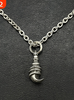 ODEK复古鹰爪项链欧美嘻哈个性印第安文化吊坠小众老鹰霸气男女款