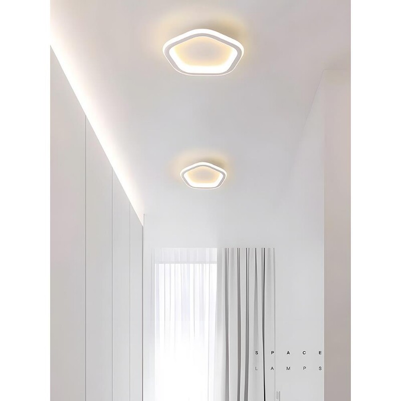 斯堪的纳维亚入口通道灯简单现代创意走廊入口衣帽间灯阳台小吸顶