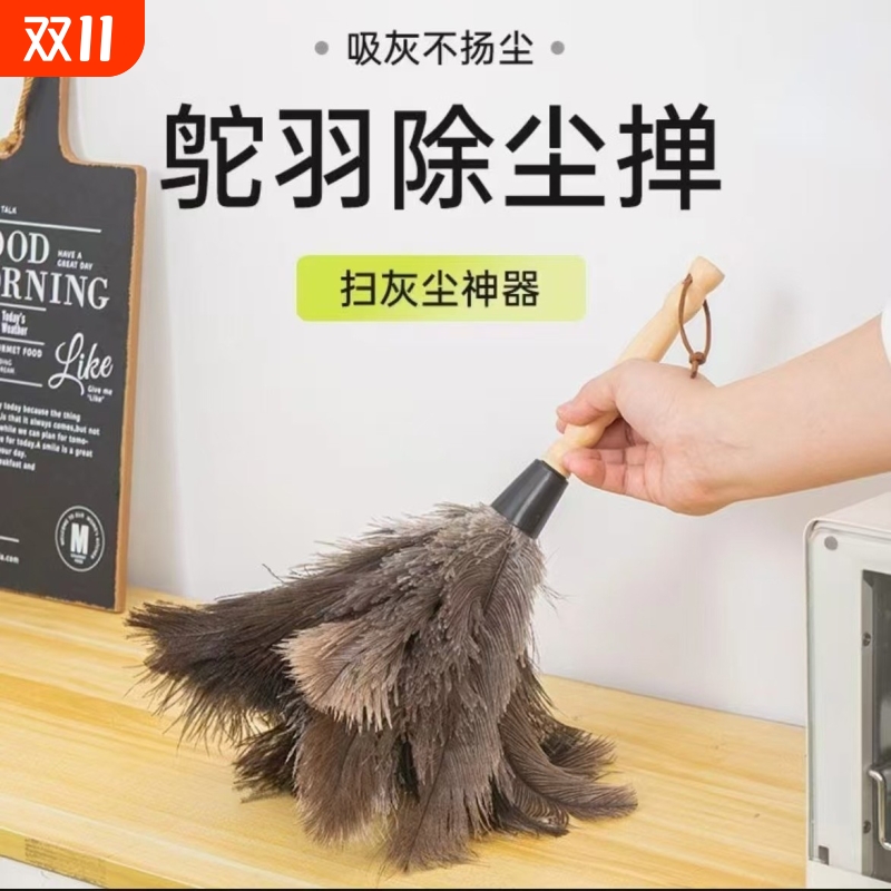 鸵鸟毛除尘掸家用清洁