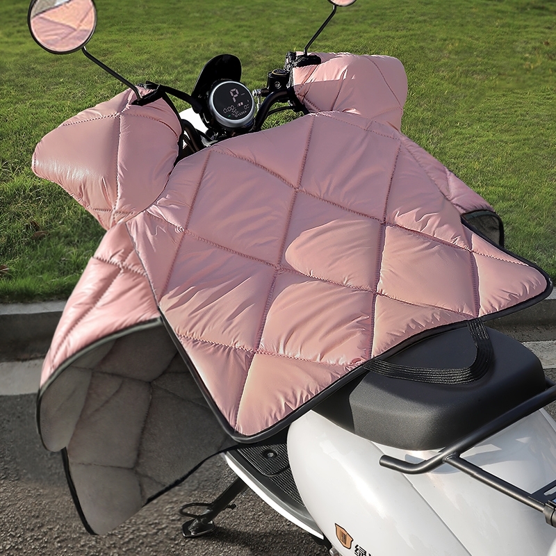 电动车挡风被冬季加绒加厚加大电瓶摩托车冬用防水防风罩2025新款