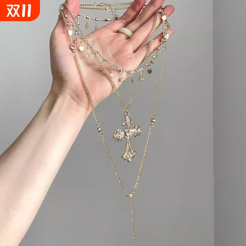 复古十字项链女新款|103人收藏