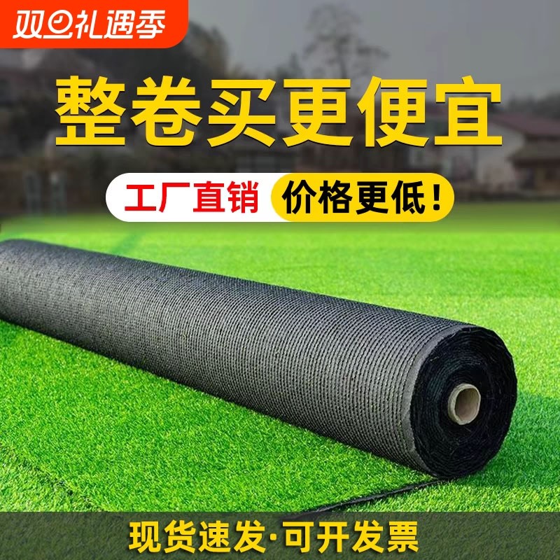 假草坪仿真绿色草皮地毯户外人造塑料垫子地垫阳光房屋顶隔热围挡