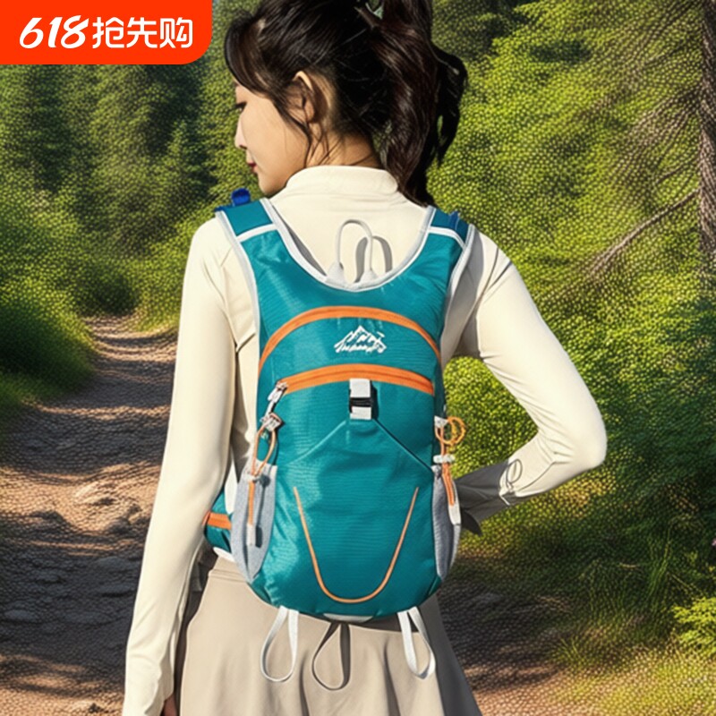 轻便登山包徒步爬山自行车骑行双肩户外越野轻量化透气水袋小背包