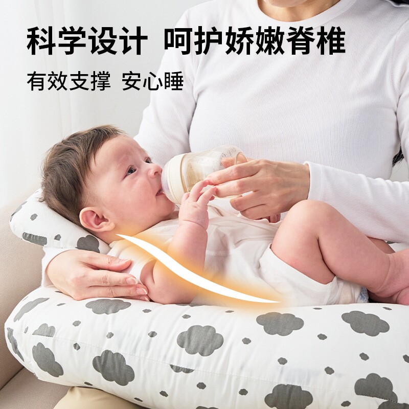 哺乳枕头坐喂奶神器抱睡月子产妇护腰靠垫母乳亲喂解放双手斜坡枕
