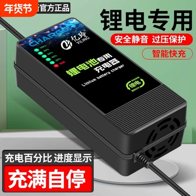 亿玲六灯60V智能锂电池充电器