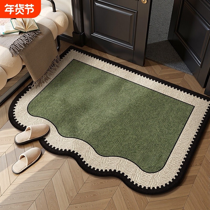 复古法式浴室地垫卫生间门口防滑垫吸水垫子硅藻泥家用脚垫淋浴房,居家布艺,入户地垫,淘宝优惠券,粉丝福利购,淘宝优惠卷