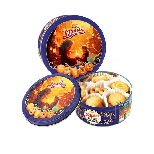 Danisa印尼进口皇冠曲奇饼干酥脆200g喜饼伴手礼儿童早餐代餐零食