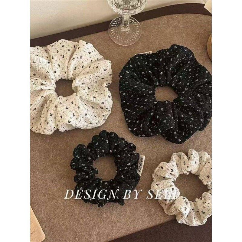 采购产品高端简约花大肠发圈，优雅的头发，新鲜的马尾发绳，新的