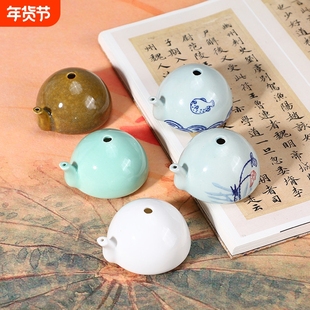 景德镇陶瓷砚滴文房四宝水滴磨墨条书法书画国画研墨汁砚台滴水器