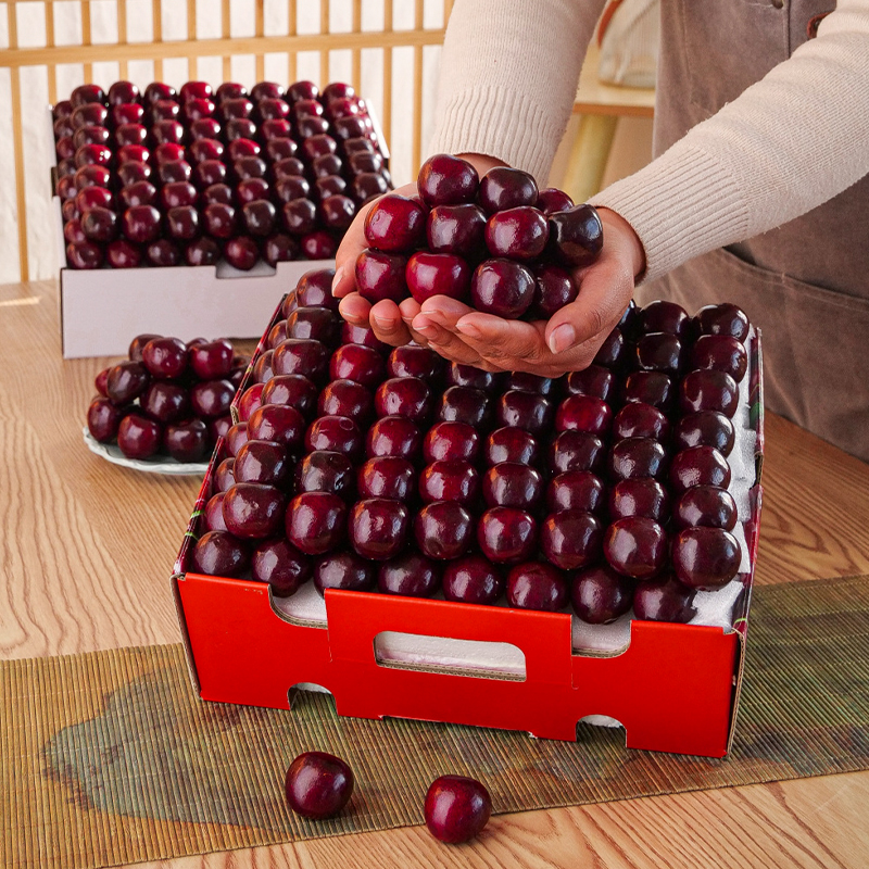 智利车厘子新鲜水果进口原箱礼盒5斤3J大果当季大樱桃顺丰/京东