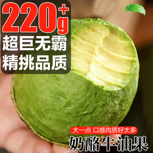 秘鲁哈斯牛油新鲜水果应当季整箱鳄梨进口一级奶油包邮辅食鲜果