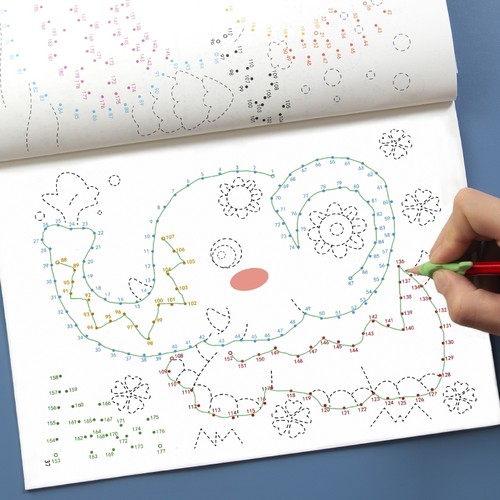 魔法线条魔线数字连线画本宝宝幼儿童专注力训练神器小学生绘画
