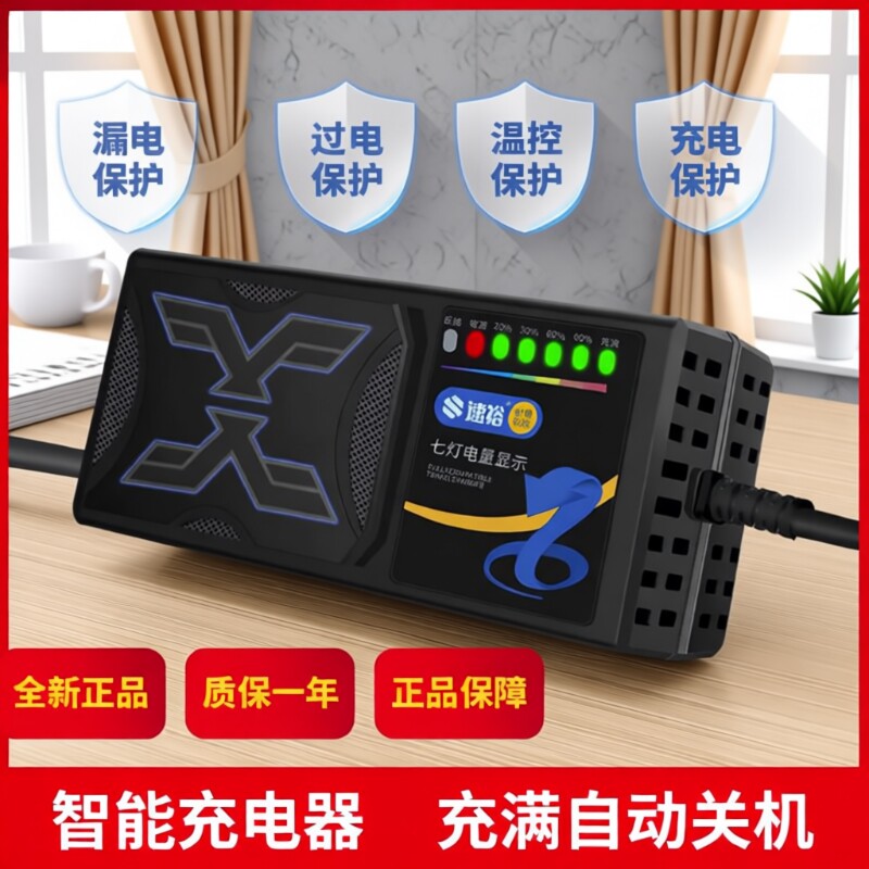 电动车电瓶充电器48V12AH60V20AH72V适用爱玛雅迪台铃小刀铅酸