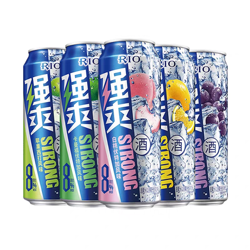 RIO锐澳洋酒强爽8度系列500ml预调鸡尾酒多口味多规格