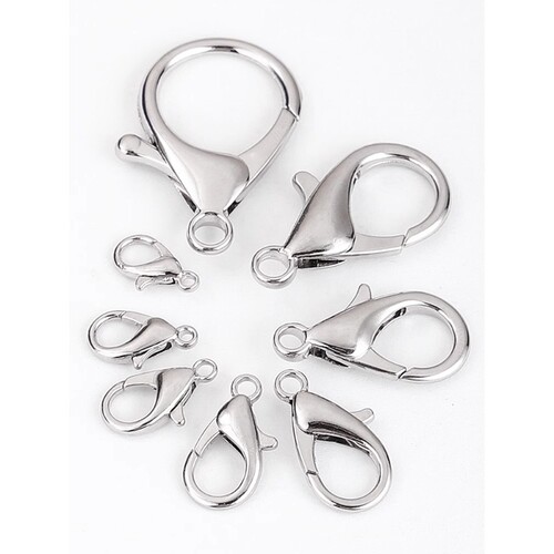 DIY手工金属饰品金属配件项链扣龙虾扣吊坠扣手链连接圈手工材料