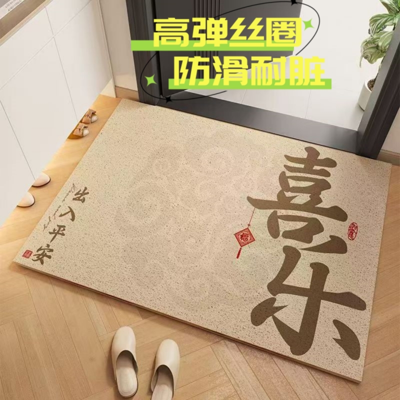 入户门丝圈防滑耐脏易打理地垫
