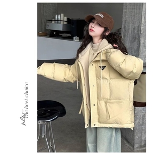 女童棉服2025新款 外套大童女孩羽绒棉A249 洋气儿童加厚假两件冬季