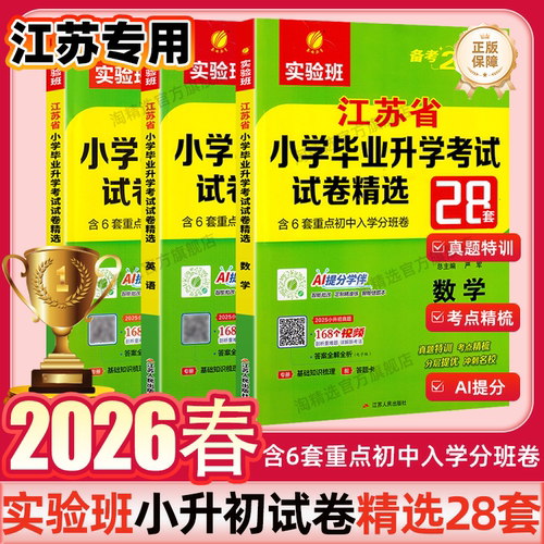 新版江苏省小学毕业升学考试试卷