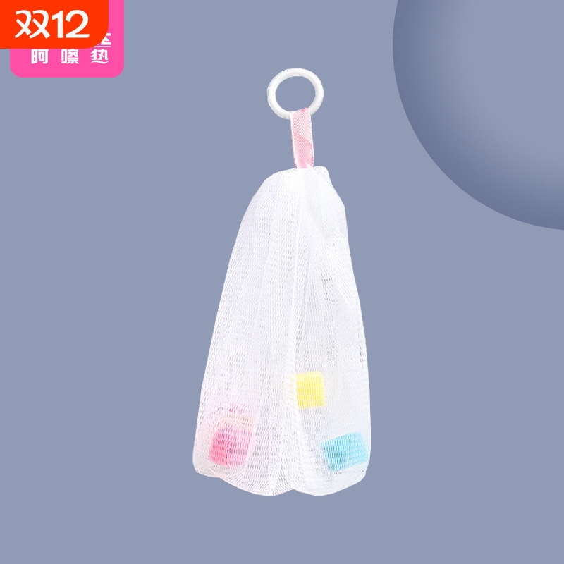 起泡网AE1sl001-小花款洗面奶用打泡网肥皂袋洗澡洁面清洁脸