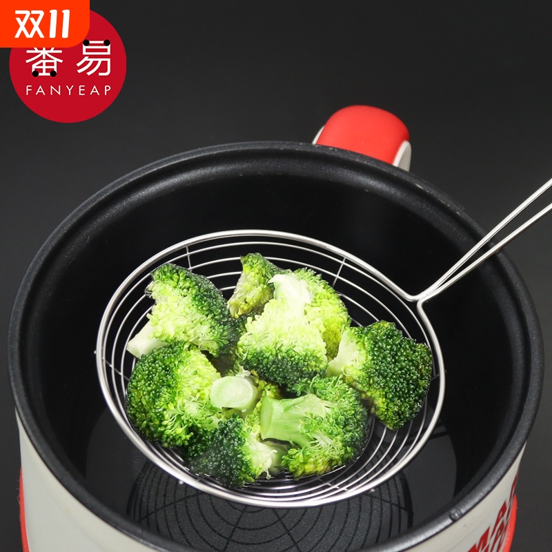 不锈钢漏勺A1pf0-家用厨房不锈钢捞勺捞面饺子过滤漏网笊篱漏勺