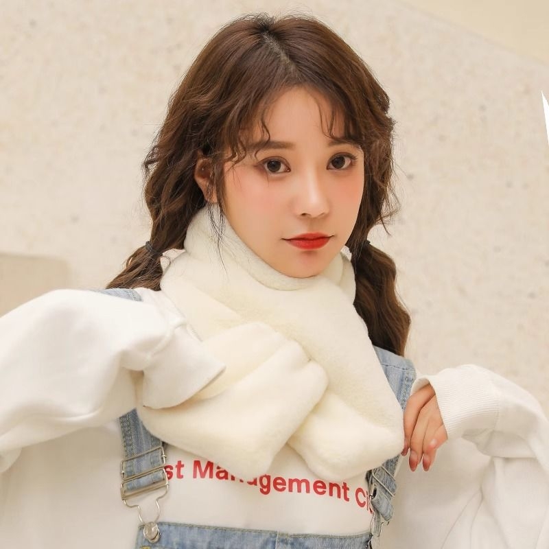 氛围感围巾女冬季秋冬高级感百搭保暖穿搭学生女生围脖