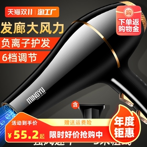 电吹风机发廊专用大功率家用发型师理发店速干负离子恒温护发风筒