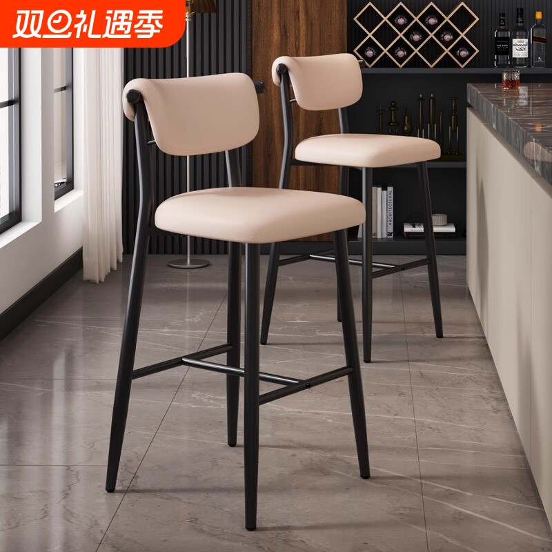 吧台椅靠背高脚椅酒吧高脚凳吧凳