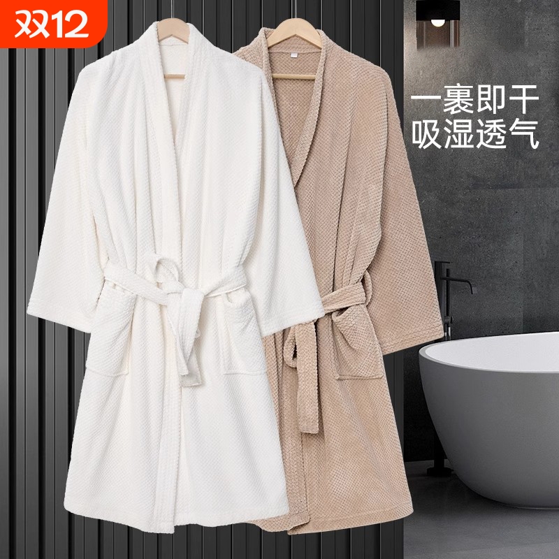 2025新款浴袍大人洗澡浴巾毛巾女