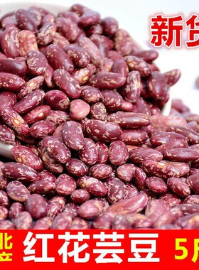 新货红花芸豆五谷杂粮