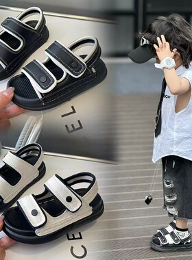 儿童凉鞋2026夏季新款男童露趾沙滩鞋女童休闲小中大童宝宝鞋子潮