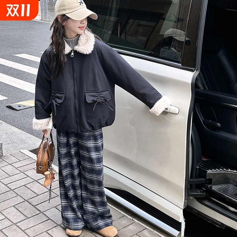爱西娜加棉冬季休闲外套