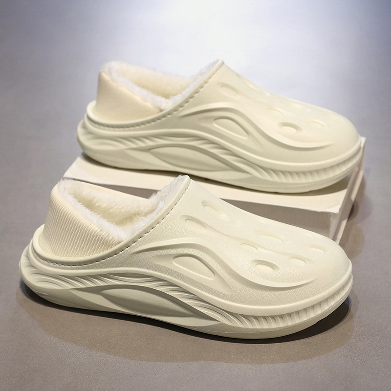 海峡虎包头防滑耐磨棉拖鞋