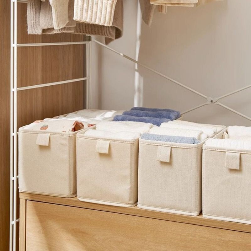 원단 보관함 면 및 린넨 보관함 옷장 의류 속옷 보관 유물 양말 구획화